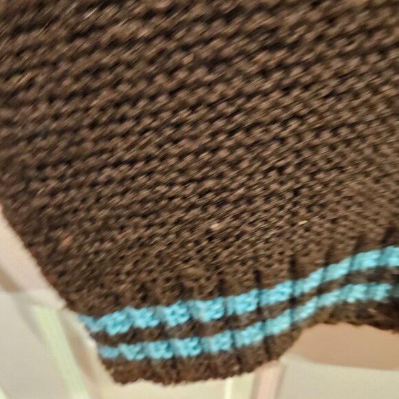 Vintage Mens wool weave vest - Picture 2 of 16